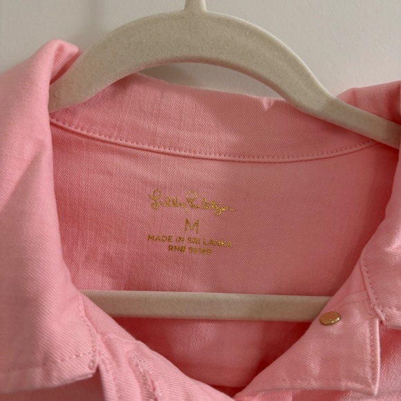 Lilly Pulitzer Pink Laylani Denim Jacket - Picture 7 of 10